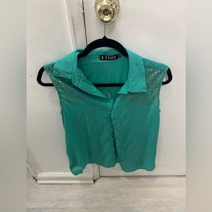 Teal ITOO Top